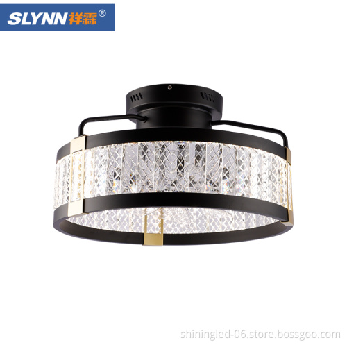 Luxury Golden LED Chandelier Lighting with Remote Control